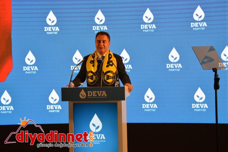 DEVA Partisi Genel Başkanı Babacan partisinin Ağrı kongresine katıldı3