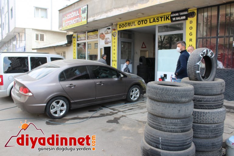 Lastikçilerin kış mesaisi başladı4