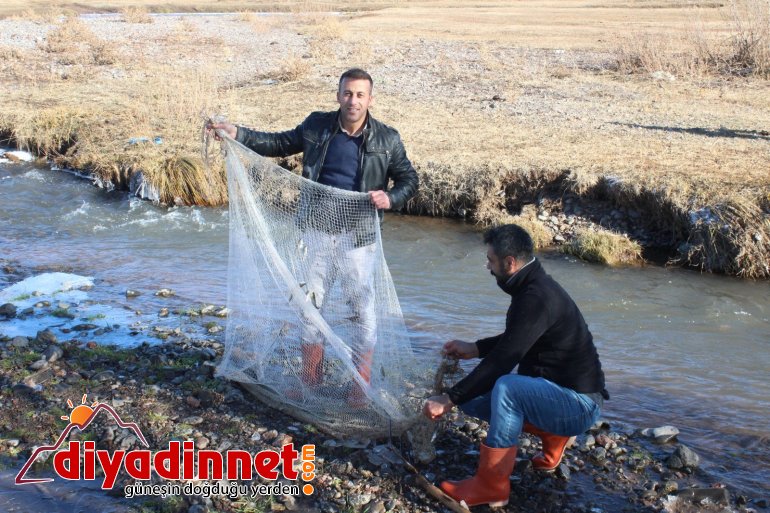 Ağrı da balıkçılar ilk mesailerine başladı2