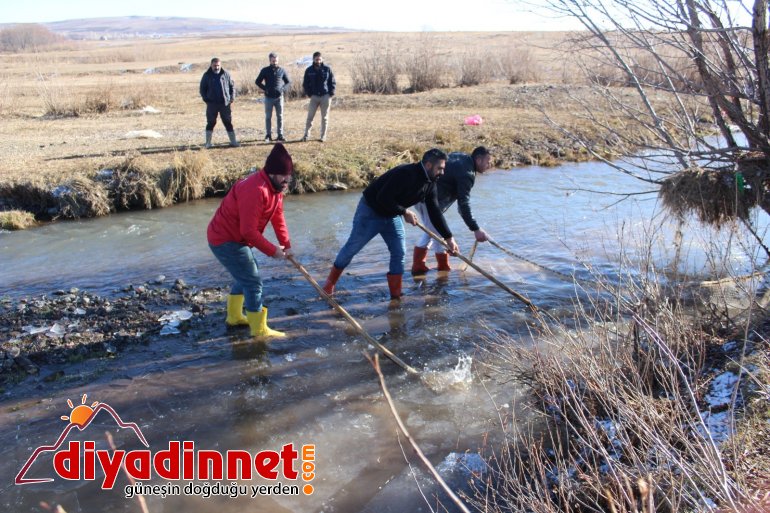 Ağrı da balıkçılar ilk mesailerine başladı3