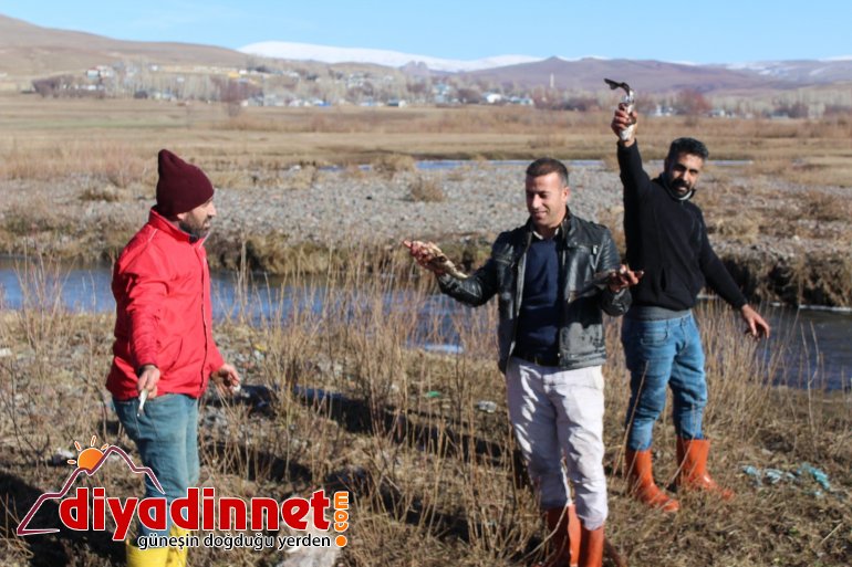 Ağrı da balıkçılar ilk mesailerine başladı4