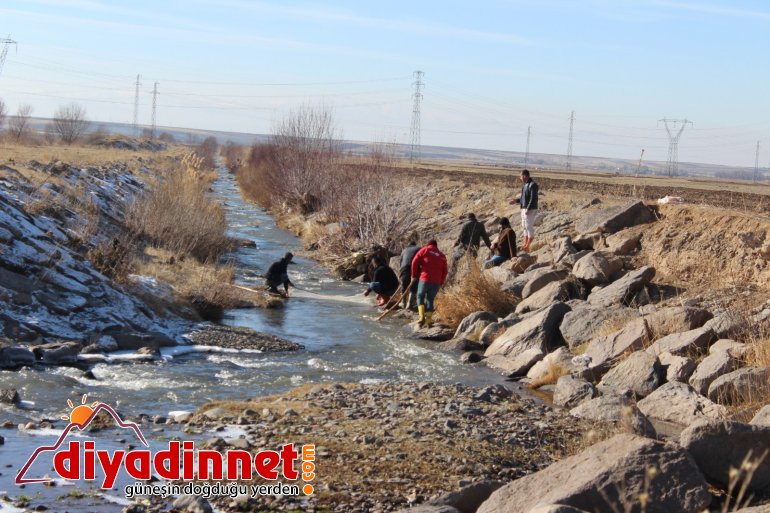 Ağrı da balıkçılar ilk mesailerine başladı9