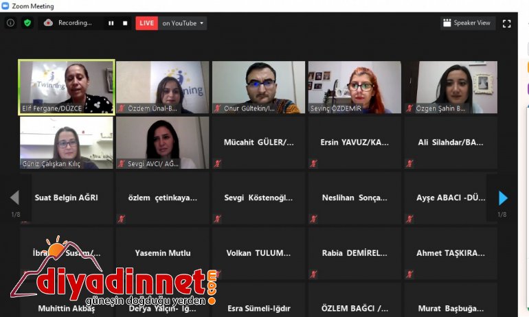 Ağrı da Çevrimiçi Etwinning Çalıştayı yapıldı3
