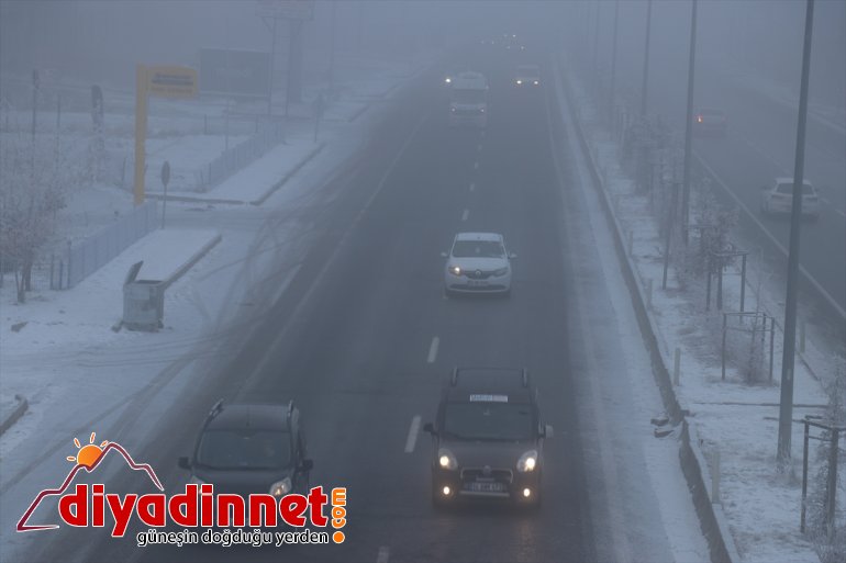 Ağrı da soğuk hava ve yoğun sis etkili oldu2
