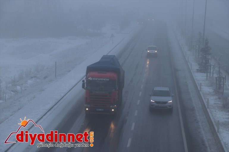 Ağrı da soğuk hava ve yoğun sis etkili oldu7