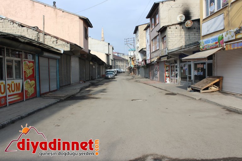 Ağrı da sokağa çıkma yasağı nedeniyle meydanlarda sessizlik hakim4