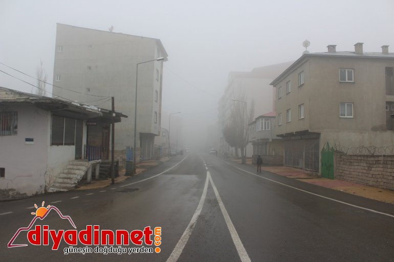 Ağrı da yoğun sis etkili oldu3