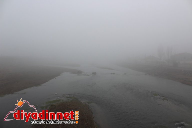 Ağrı da yoğun sis etkili oldu7