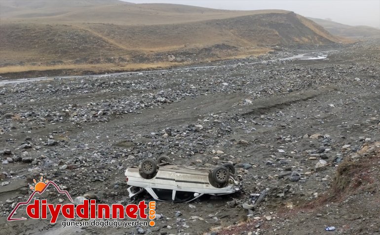 kişi şarampole yaralandı 2 Ağrı