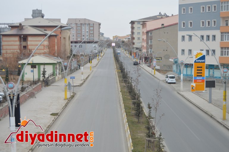 Ağrı’da sokağa çıkma yasağının ilk gününde sessizlik hakim1