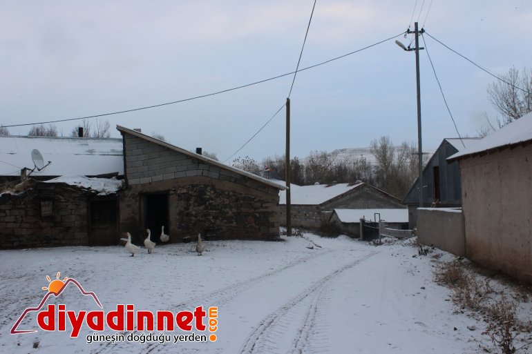 Ağrılılar güne karla uyandı10