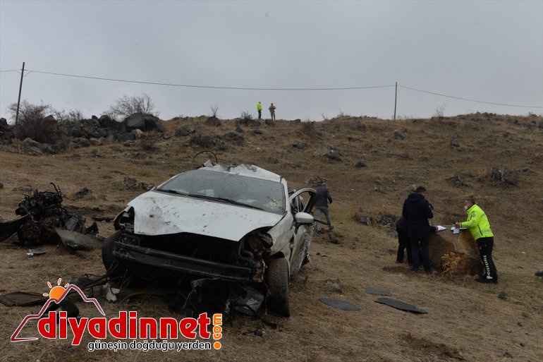 yaralı 1 uçuruma yuvarlandı: Iğdır