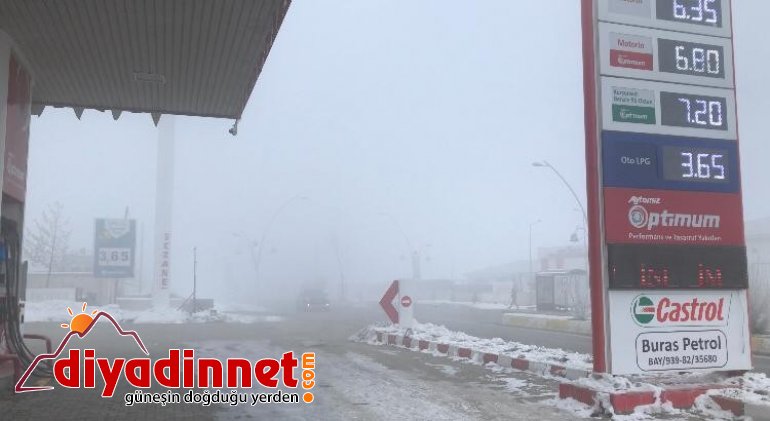 Yoğun sis Ağrı yı etkisi altına aldı2