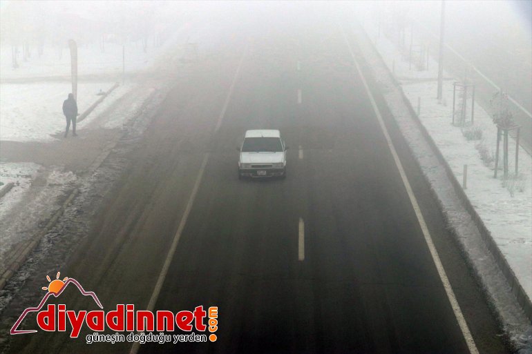Yoğun sis Ağrı yı etkisi altına aldı6