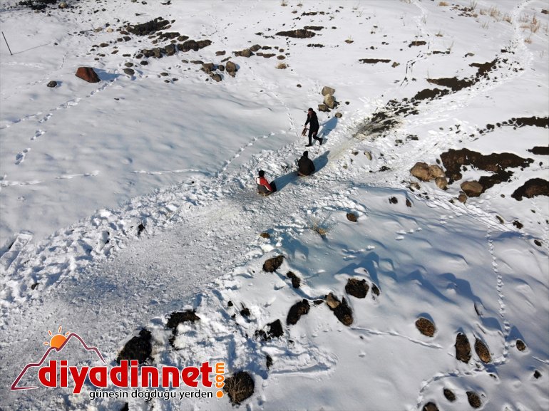 kızak Çocukların keyfi karlı - tepelerde AĞRI 8