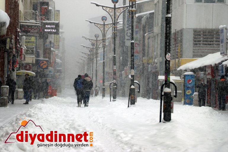 Ağrı da kar ve tipi etkili oluyor4