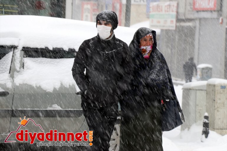 Ağrı da kar ve tipi etkili oluyor6