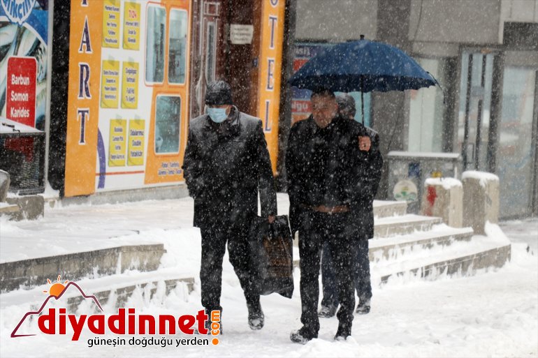 Ağrı da kar ve tipi etkili oluyor7