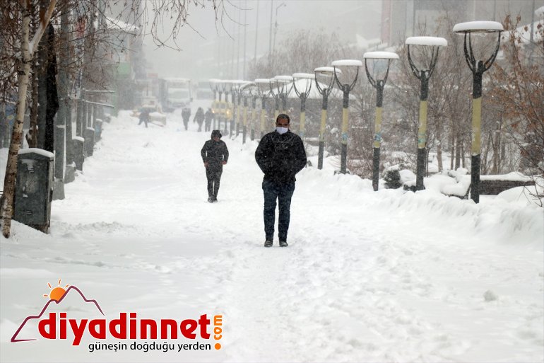 Ağrı da kar ve tipi etkili oluyor8