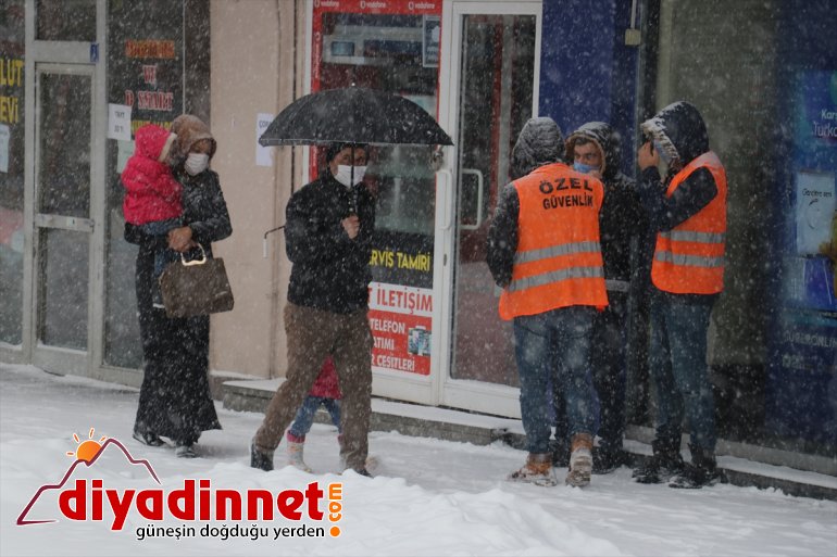 Ağrı da kar ve tipi etkili oluyor9