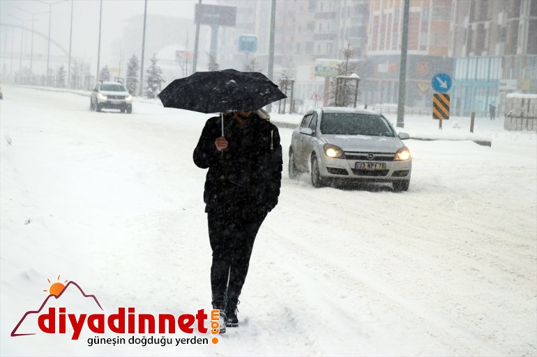 Ağrı da kar ve tipi etkili oluyor10