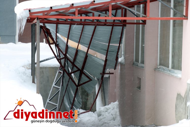 Ağrı da köy yolu ulaşıma kapandı3