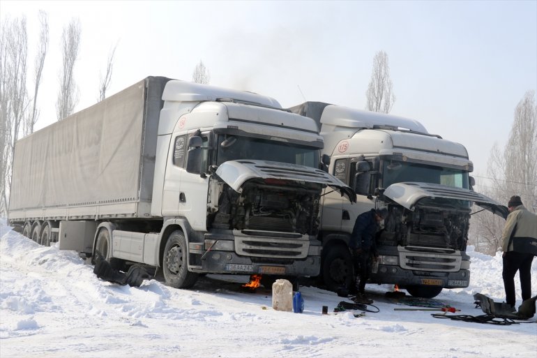 Ağrı da termometreler sıfırın altında dereceyi gösterdi2