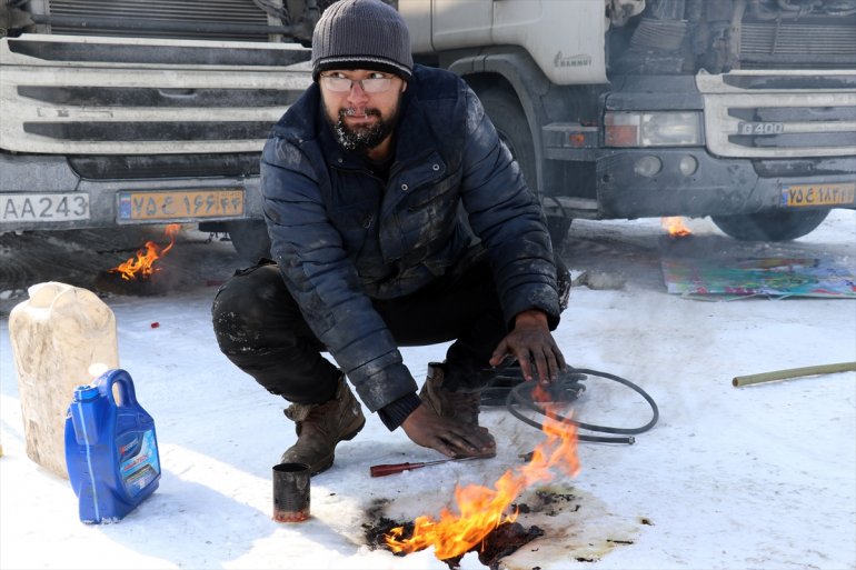 Ağrı da termometreler sıfırın altında dereceyi gösterdi4