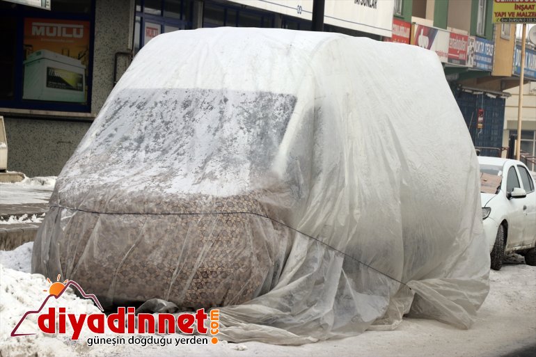 Ağrı da termometreler sıfırın altında dereceyi gösterdi2