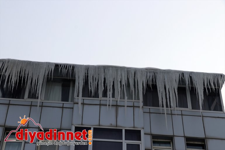 Ağrı da termometreler sıfırın altında dereceyi gösterdi3