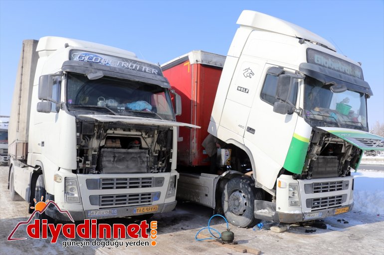 Ağrı da termometreler sıfırın altında dereceyi gösterdi12