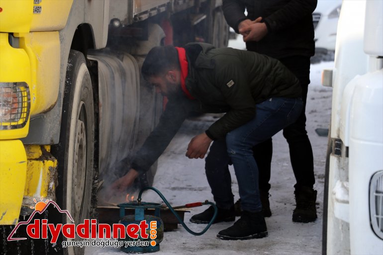 Ağrı da termometreler sıfırın altında dereceyi gösterdi6