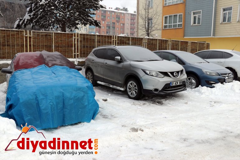 Ağrı da termometreler sıfırın altında dereceyi gösterdi7