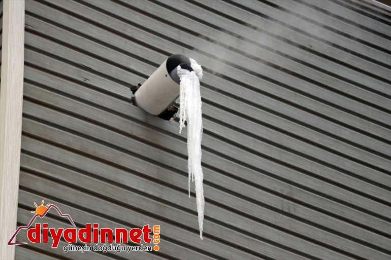 Ağrı da termometreler sıfırın altında dereceyi gösterdi8