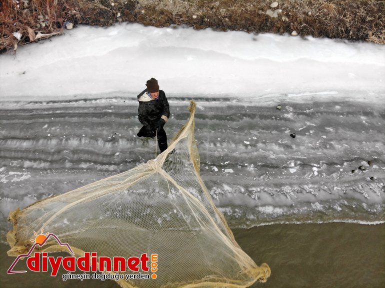 buzla nehirden ekmeklerini - balıkçıları AĞRI kaplı çıkarıyor Denizsiz kentin 3