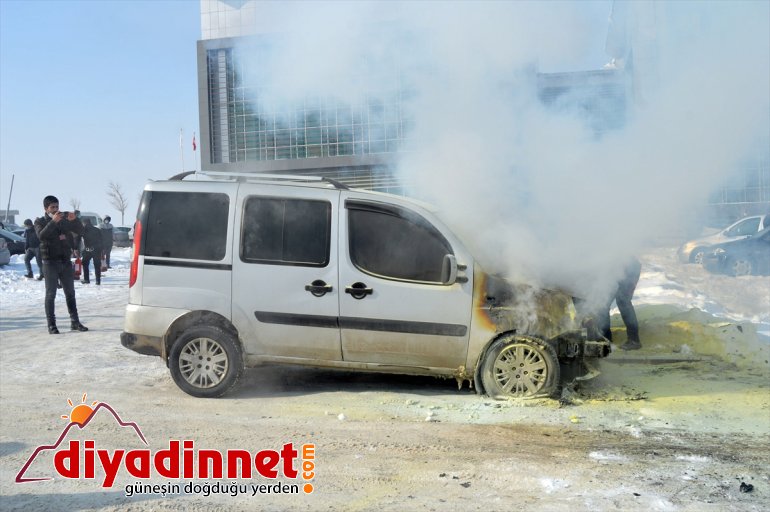 otoparkındaki hafif - araçta AĞRI çıkan ticari söndürüldü yangın Hastanenin 6