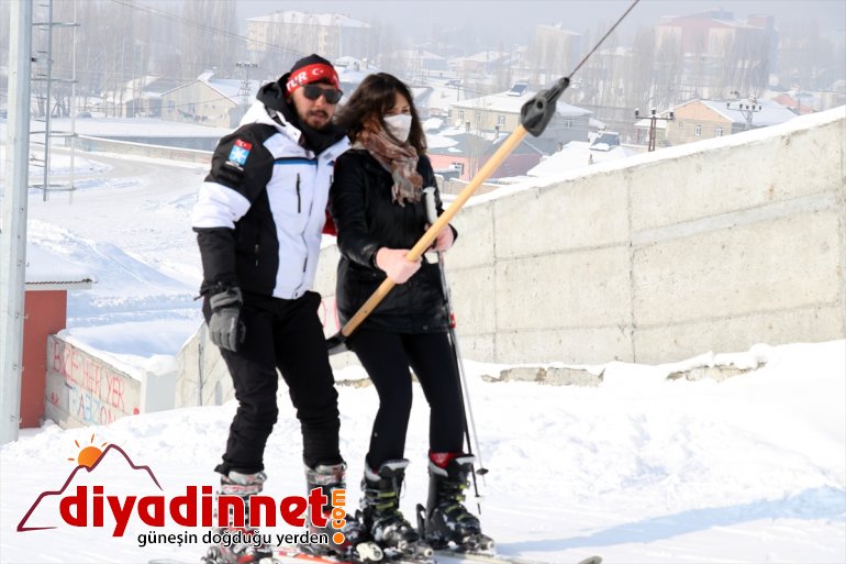 Küpkıran ağırlıyor Merkezi yenilenen Kayak kayakseverleri yüzüyle Ağrı