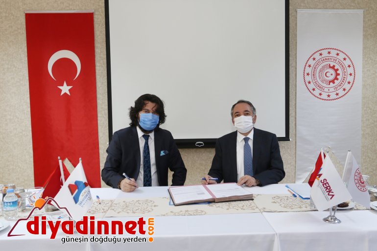 AİÇÜ Rektörü Prof. Dr. KARABULUT ile SERKA Genel Sekreteri Dr. TAŞDEMİR Protokol İmzaladı