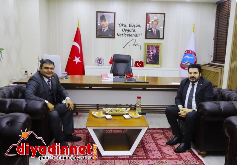 Diyadin Kaymakamı Balcı'dan Belediye Başkanı Sayan'a ziyaret