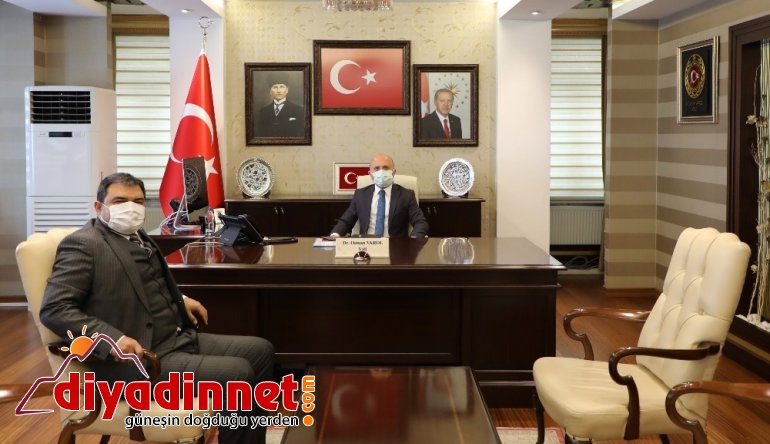 Diyadin Kaymakamı Balcı, Vali Varol'u ziyaret ederek görevine başladı