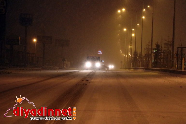 yağışı ve Ağrı Erzurum, kar oldu Kars