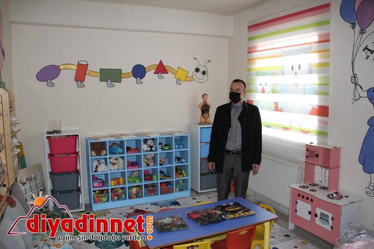 Hamur Özdirek İlkokulu anasınıfı ve öğretmenler odası açılışı yapıldı4