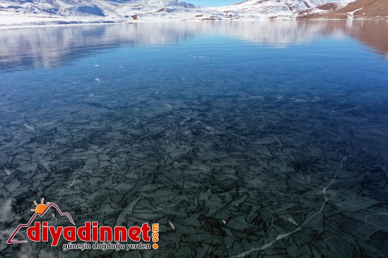 Gölü buz cezbediyor IĞDIR tutan Yüzeyi ziyaretçilerini - Balık 27