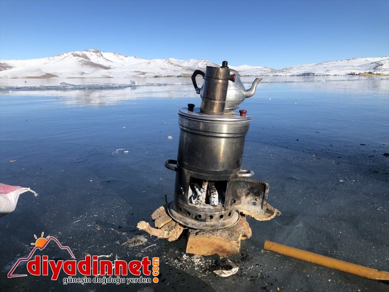 keyfi mangal buz Yüzeyi - yaptılar Gölü