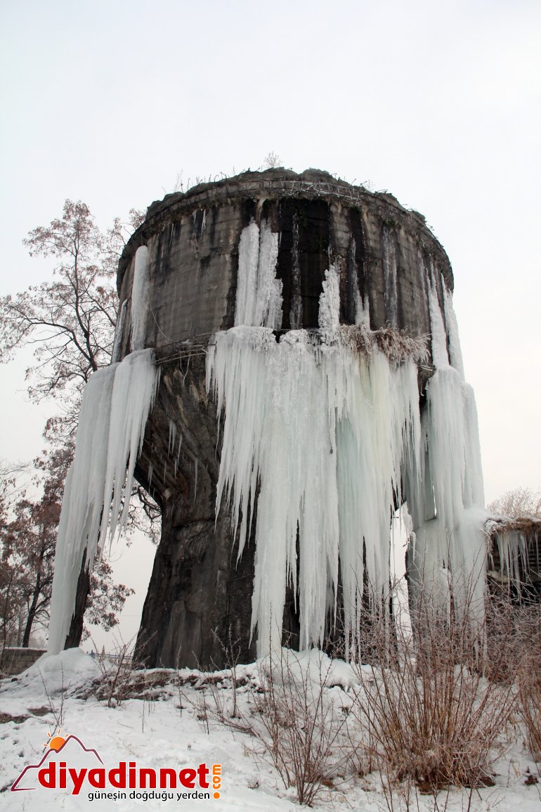 Sibirya soğukları Ağrı yı dondurdu12