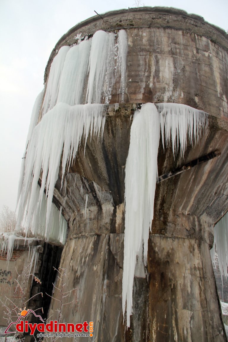 Sibirya soğukları Ağrı yı dondurdu10