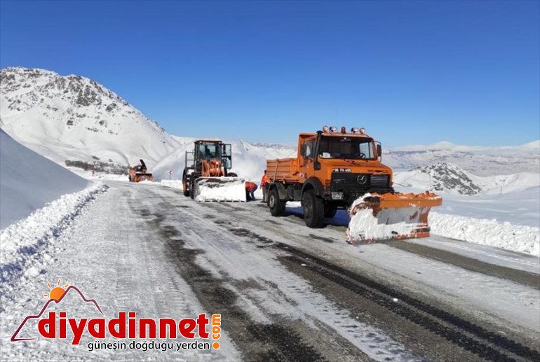 nedeniyle kara Tipi kapanan yolu açıldı Kağızman-Ağrı 3