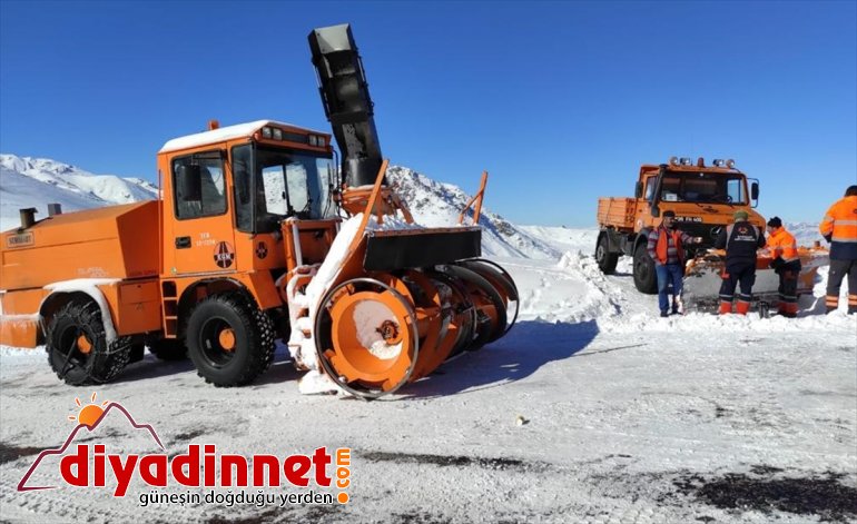 açıldı yolu Kağızman-Ağrı Tipi nedeniyle kapanan kara 5
