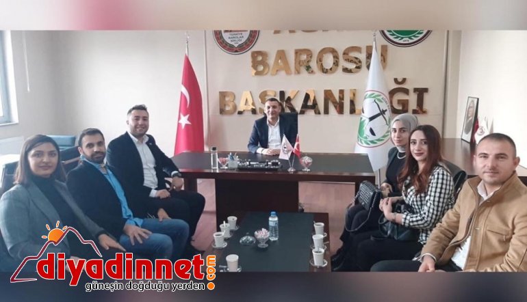 UCİM ekibinden Baro Başkanı Aydın'a Ziyaret