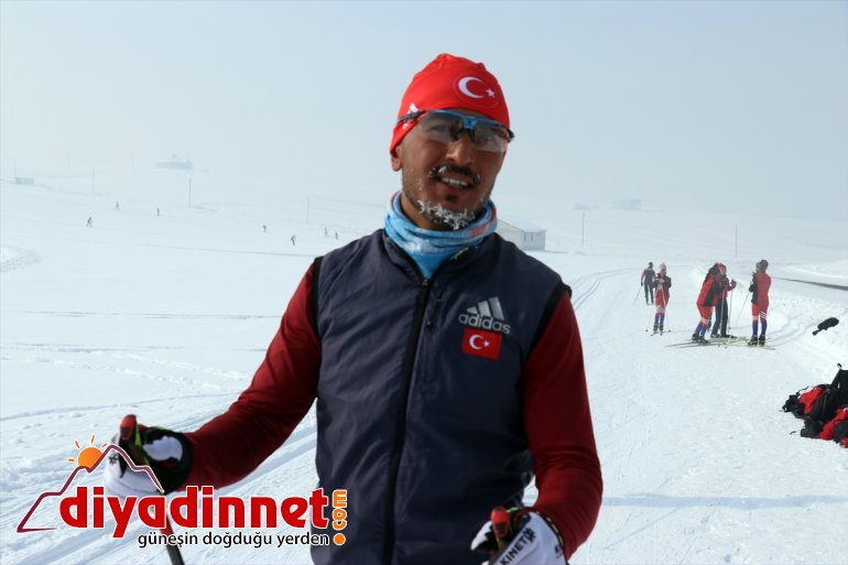 AĞRI karlı dağlarda kayaklı şampiyonalara Ağrılı hazırlanıyor koşucular, - 1